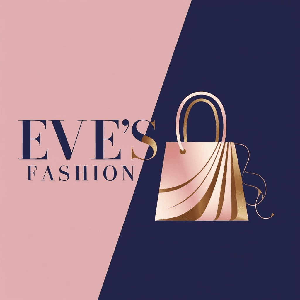 eve's fashion logo soft pinks and gold