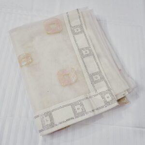 Gudiya Netted Saree with Shimmery applique work